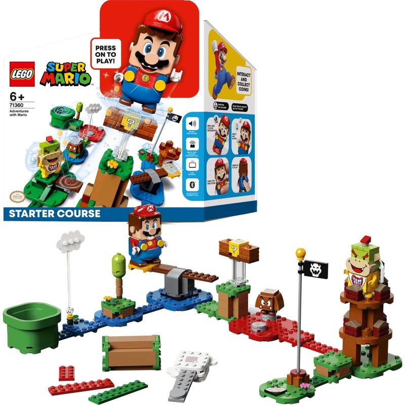 71360 Super Mario Abenteuer mit Mario - Starterset, Konstruktionsspielzeug von Lego