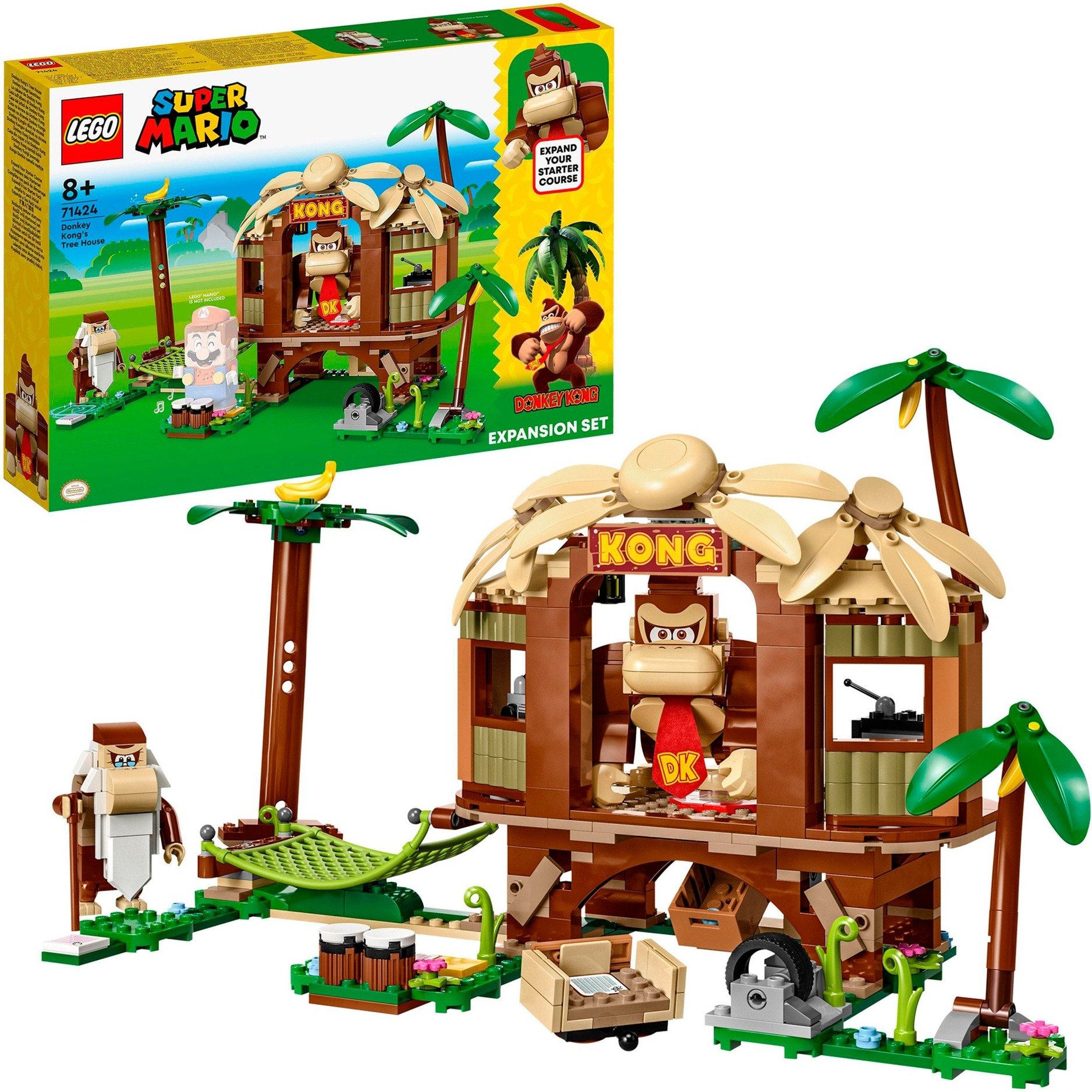 71424 Super Mario Donkey Kongs Baumhaus - Erweiterungsset, Konstruktionsspielzeug von Lego