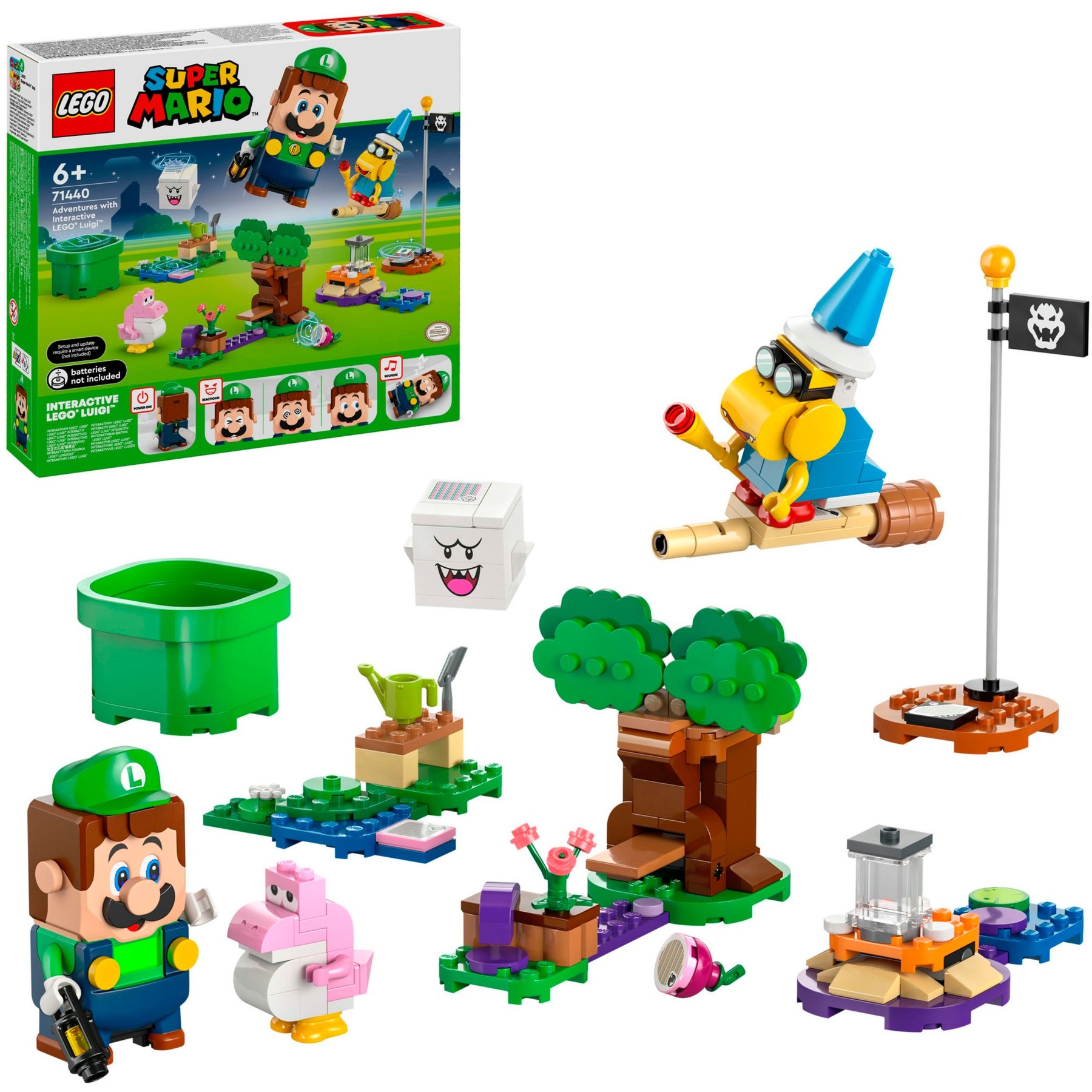 71440 Super Mario Abenteuer mit dem interaktiven LEGO Luigi, Konstruktionsspielzeug von Lego