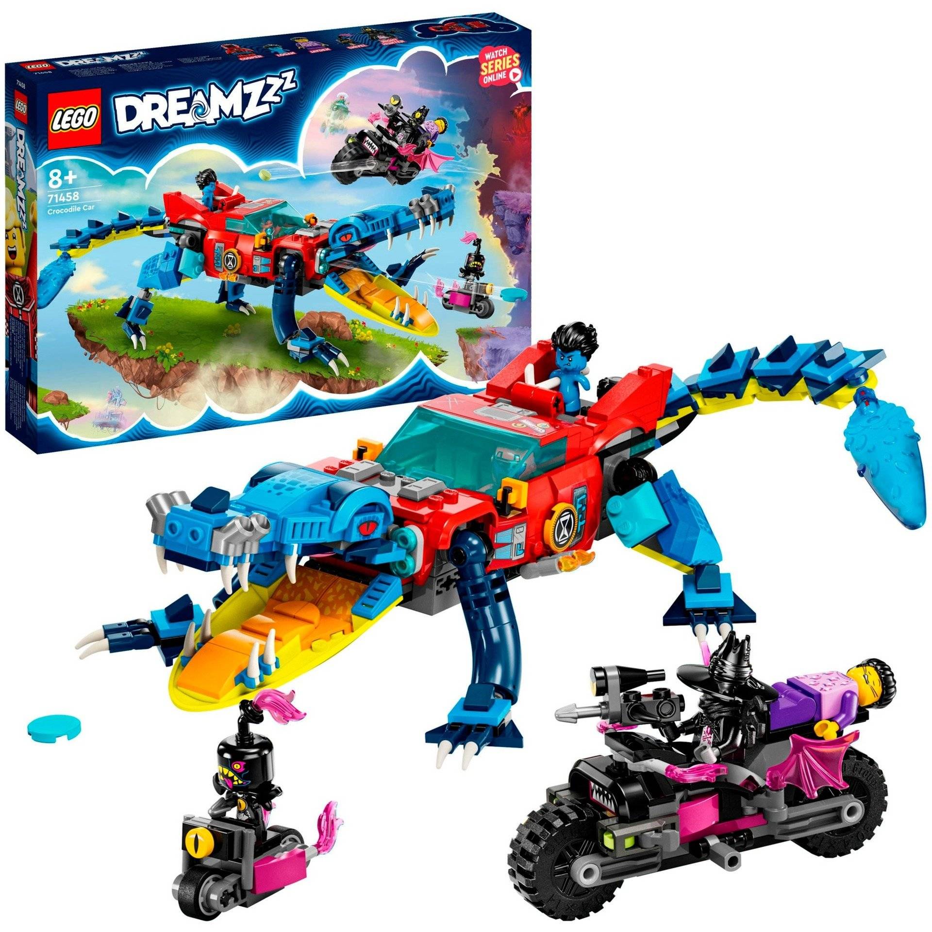 71458 DREAMZzz Krokodilauto, Konstruktionsspielzeug von Lego