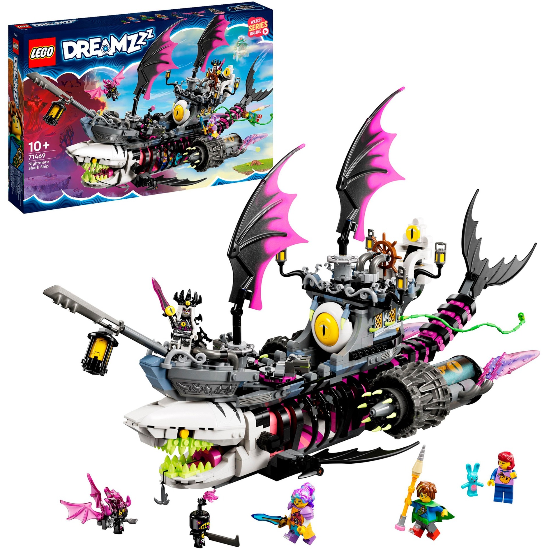 71469 DREAMZzz Albtraum-Haischiff, Konstruktionsspielzeug von Lego