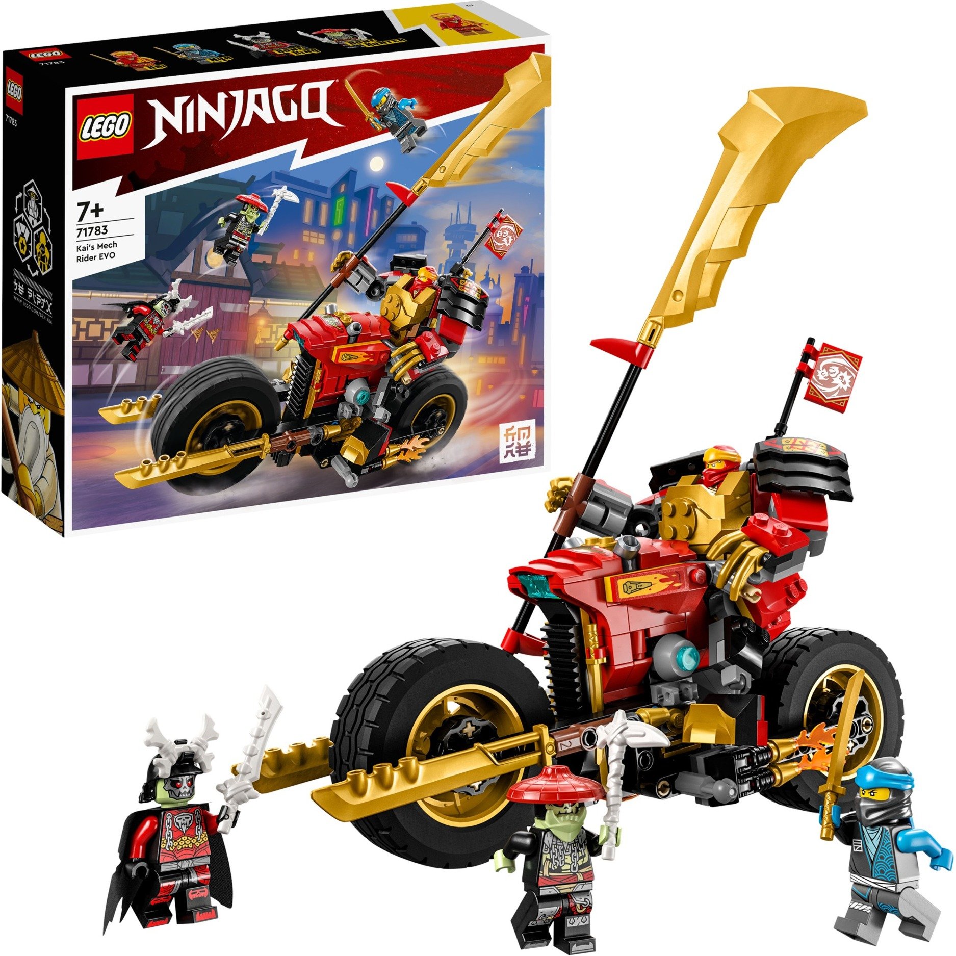 71783 Ninjago Kais Mech-Bike EVO, Konstruktionsspielzeug von Lego