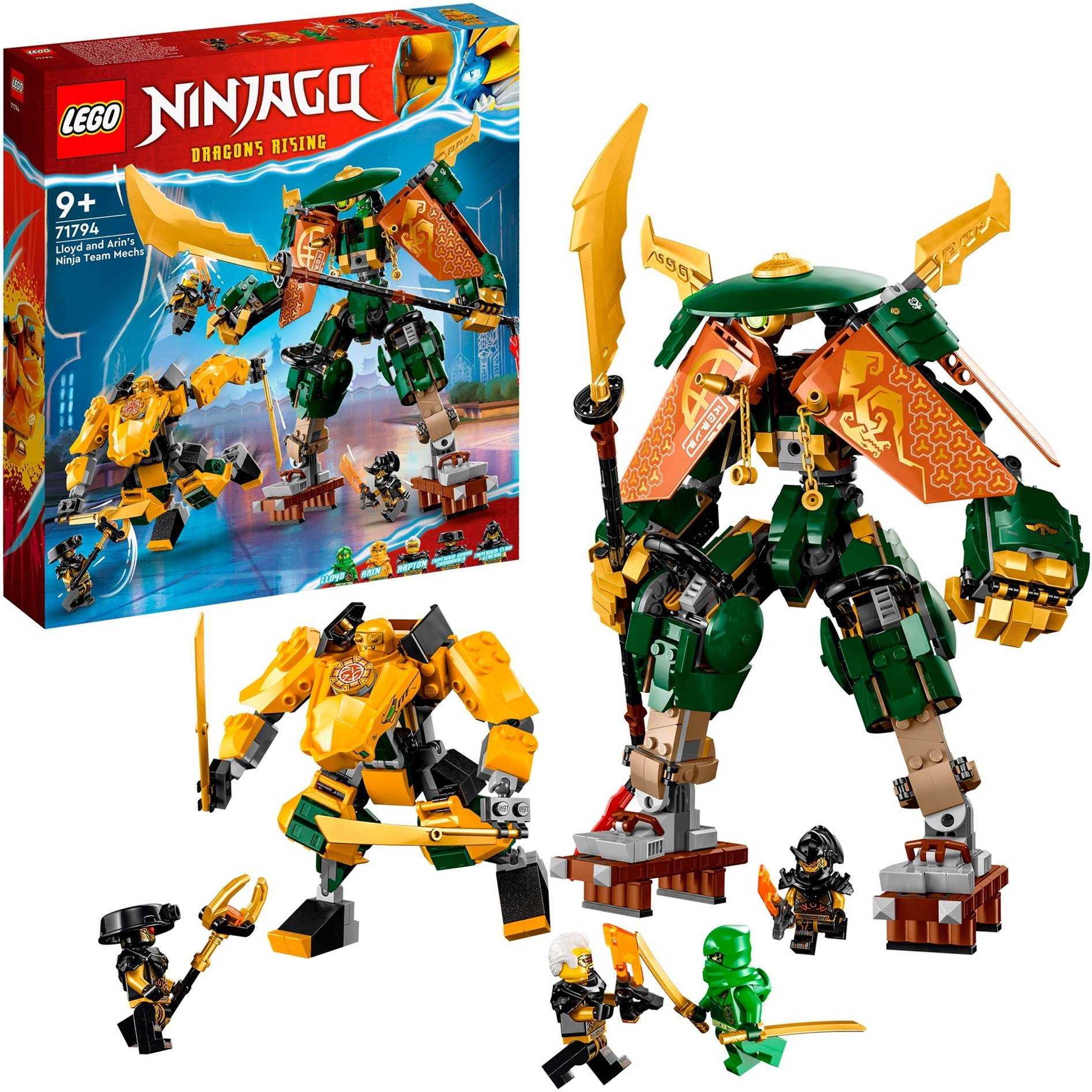 71794 Ninjago Lloyds und Arins Training-Mechs, Konstruktionsspielzeug von Lego