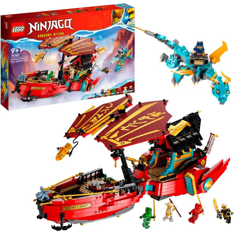 71797 Ninjago Ninja-Flugsegler im Wettlauf mit der Zeit, Konstruktionsspielzeug von Lego