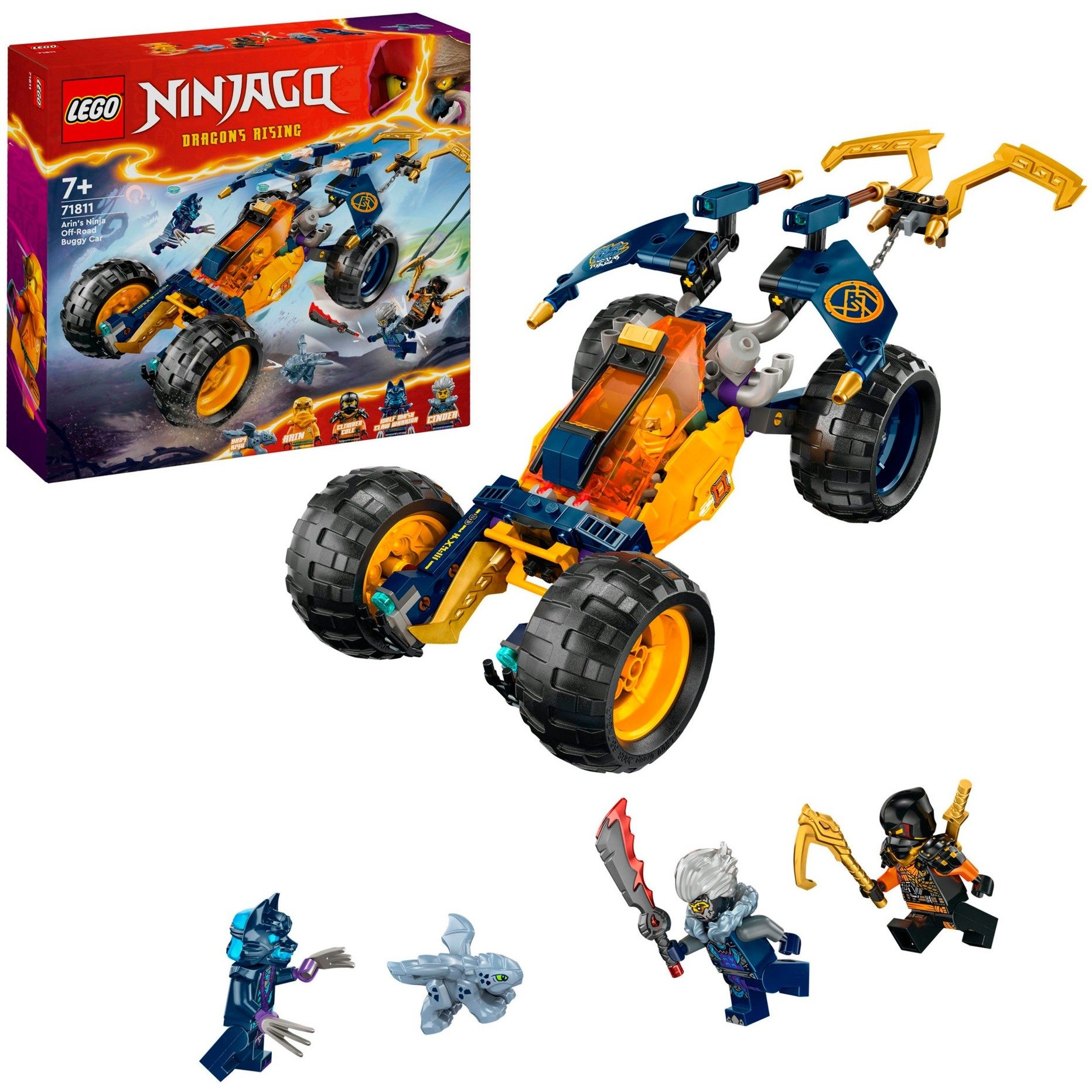 71811 Ninjago Arins Ninja-Geländebuggy, Konstruktionsspielzeug von Lego