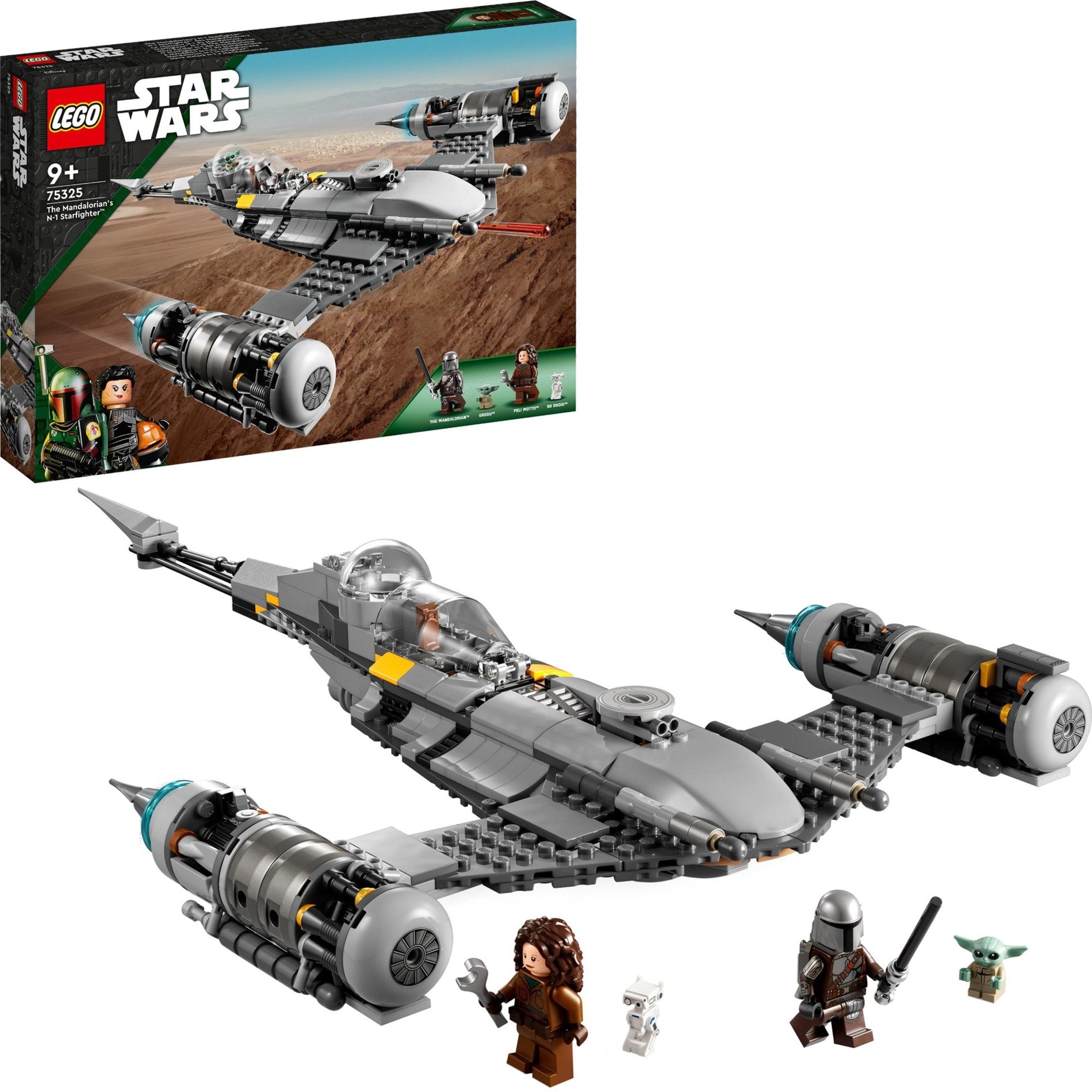 75325 Star Wars Der N-1 Starfighter des Mandalorianers, Konstruktionsspielzeug von Lego