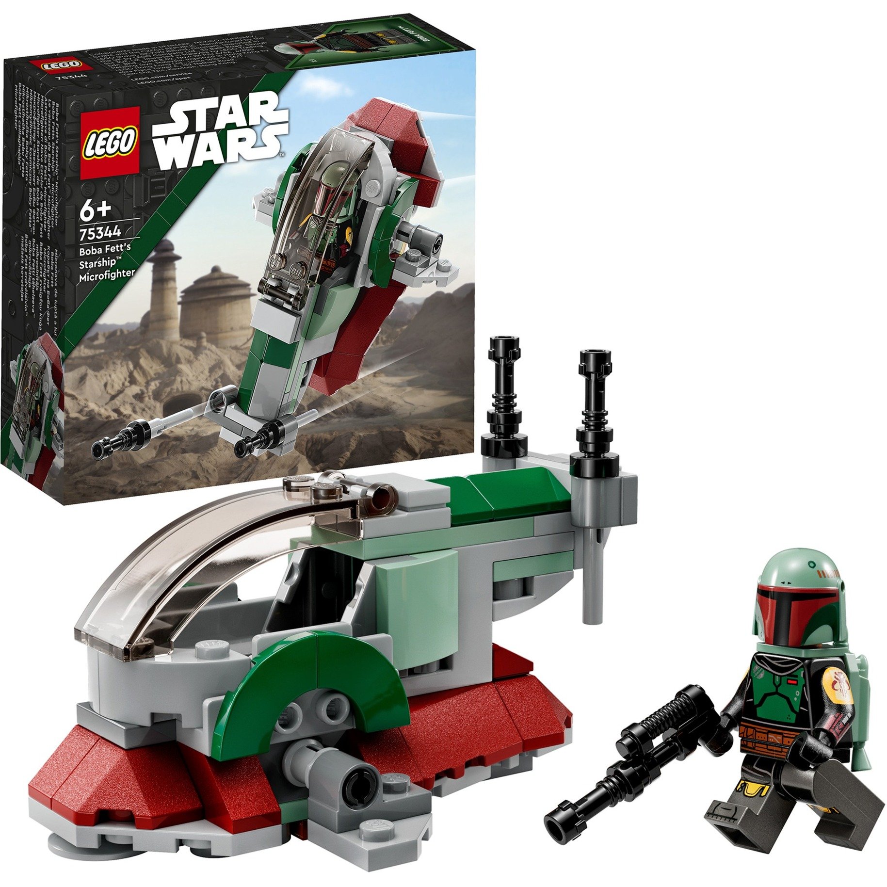 75344 Star Wars Boba Fetts Starship - Microfighter, Konstruktionsspielzeug von Lego
