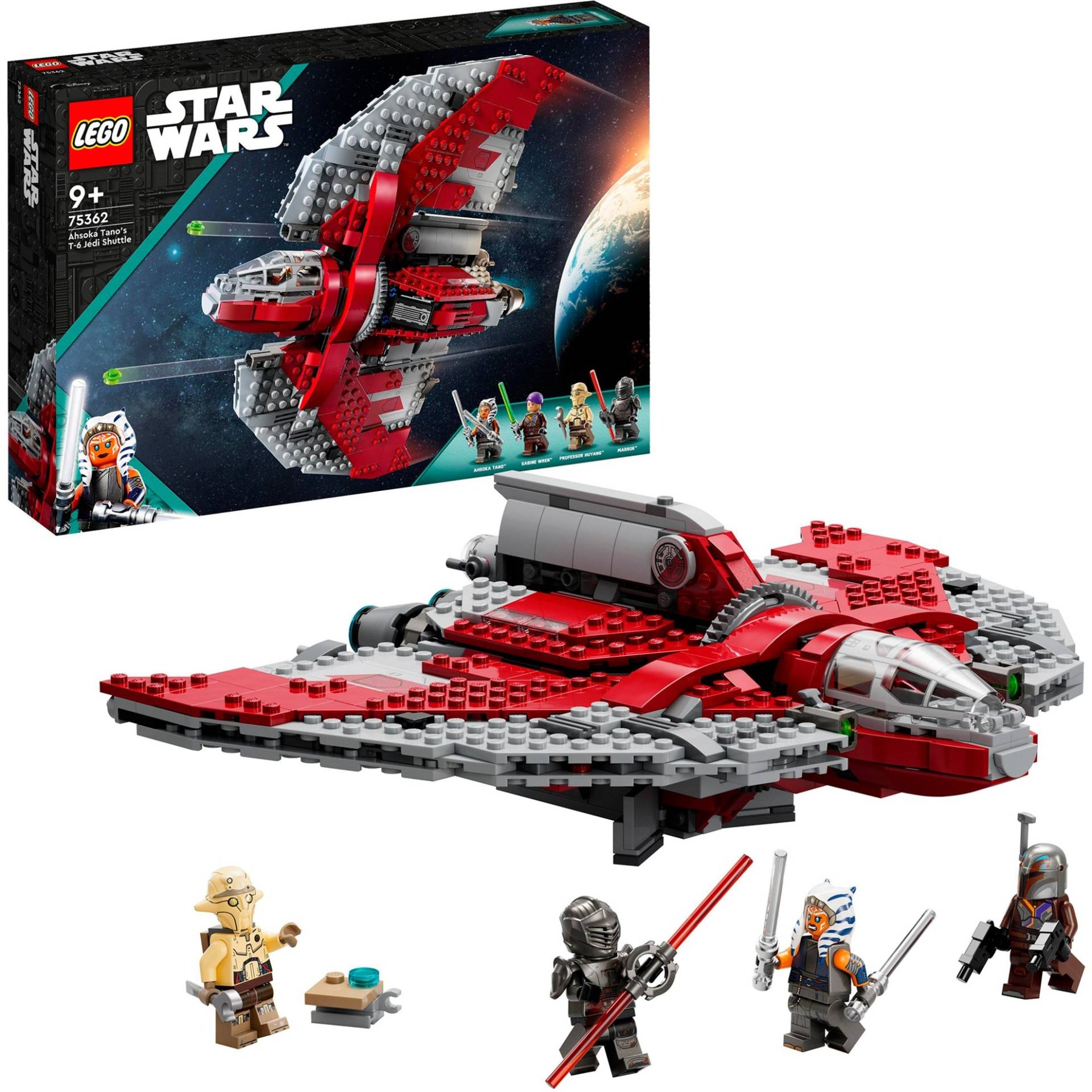 75362 Star Wars Ahsoka Tanos T-6 Jedi Shuttle, Konstruktionsspielzeug von Lego