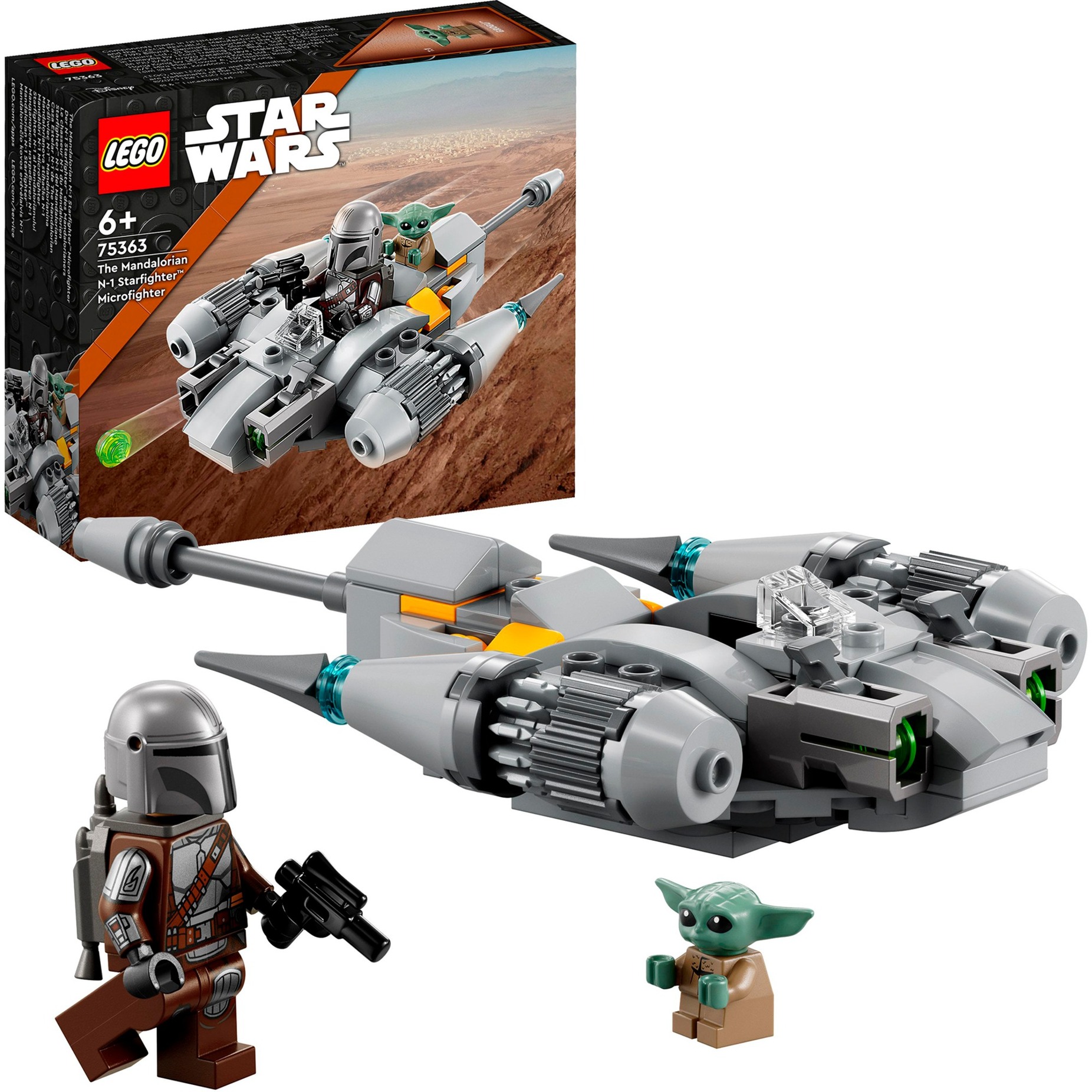 75363 Star Wars N-1 Starfighter des Mandalorianers - Microfighter, Konstruktionsspielzeug von Lego