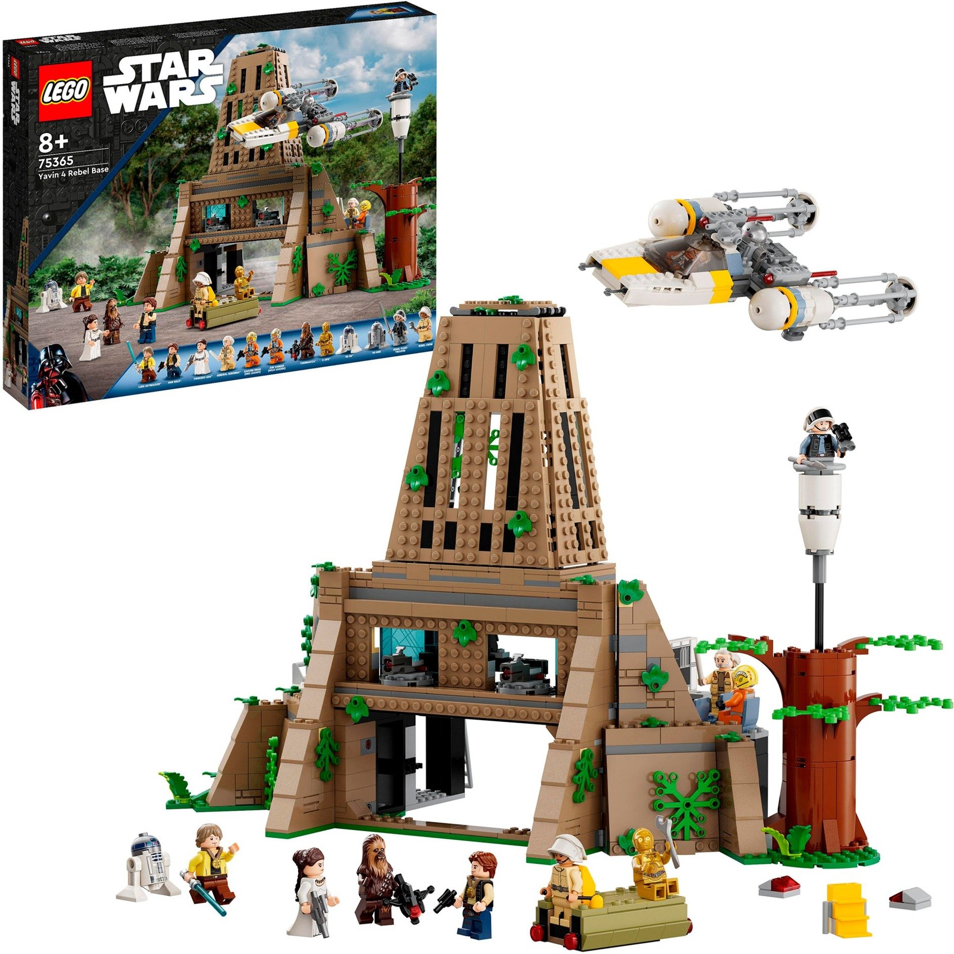 75365 Star Wars Rebellenbasis auf Yavin 4, Konstruktionsspielzeug von Lego