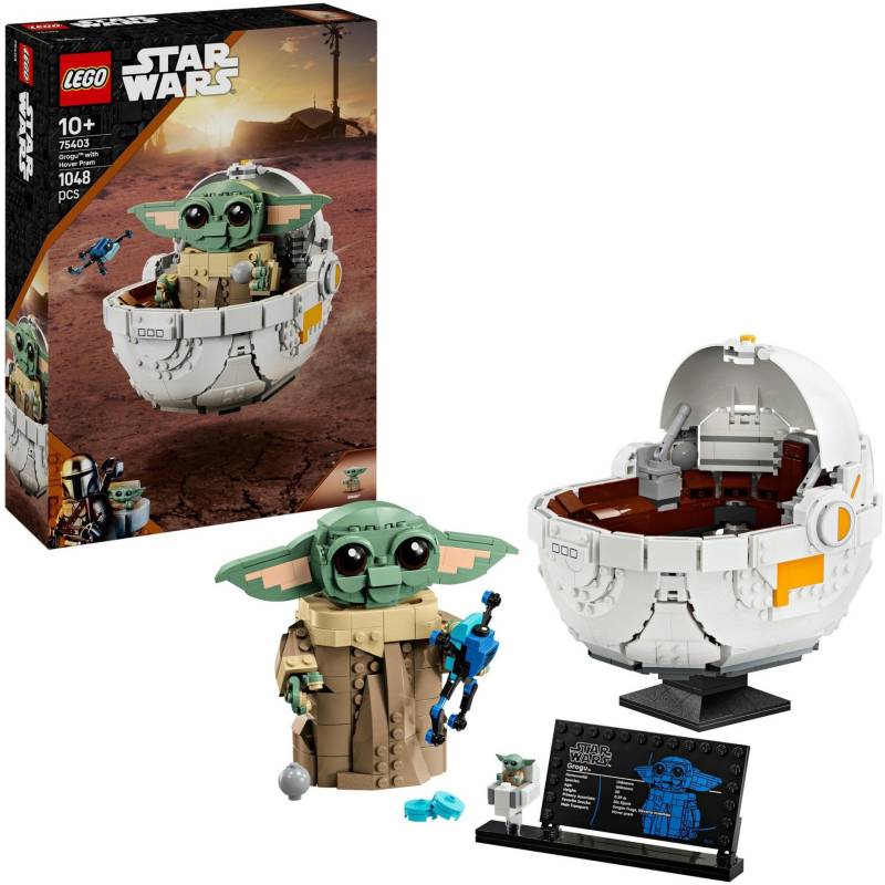 75403 Star Wars Grogu in seiner Repulsorwiege, Konstruktionsspielzeug von Lego