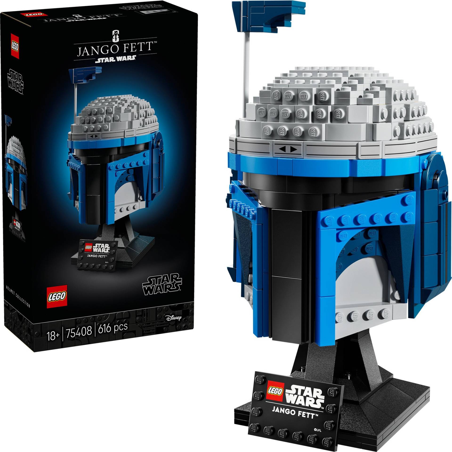 75408 Star Wars Jango Fett Helm, Konstruktionsspielzeug 75408 Star Wars Jango Fett Helm, Konstruktionsspielzeug von Lego
