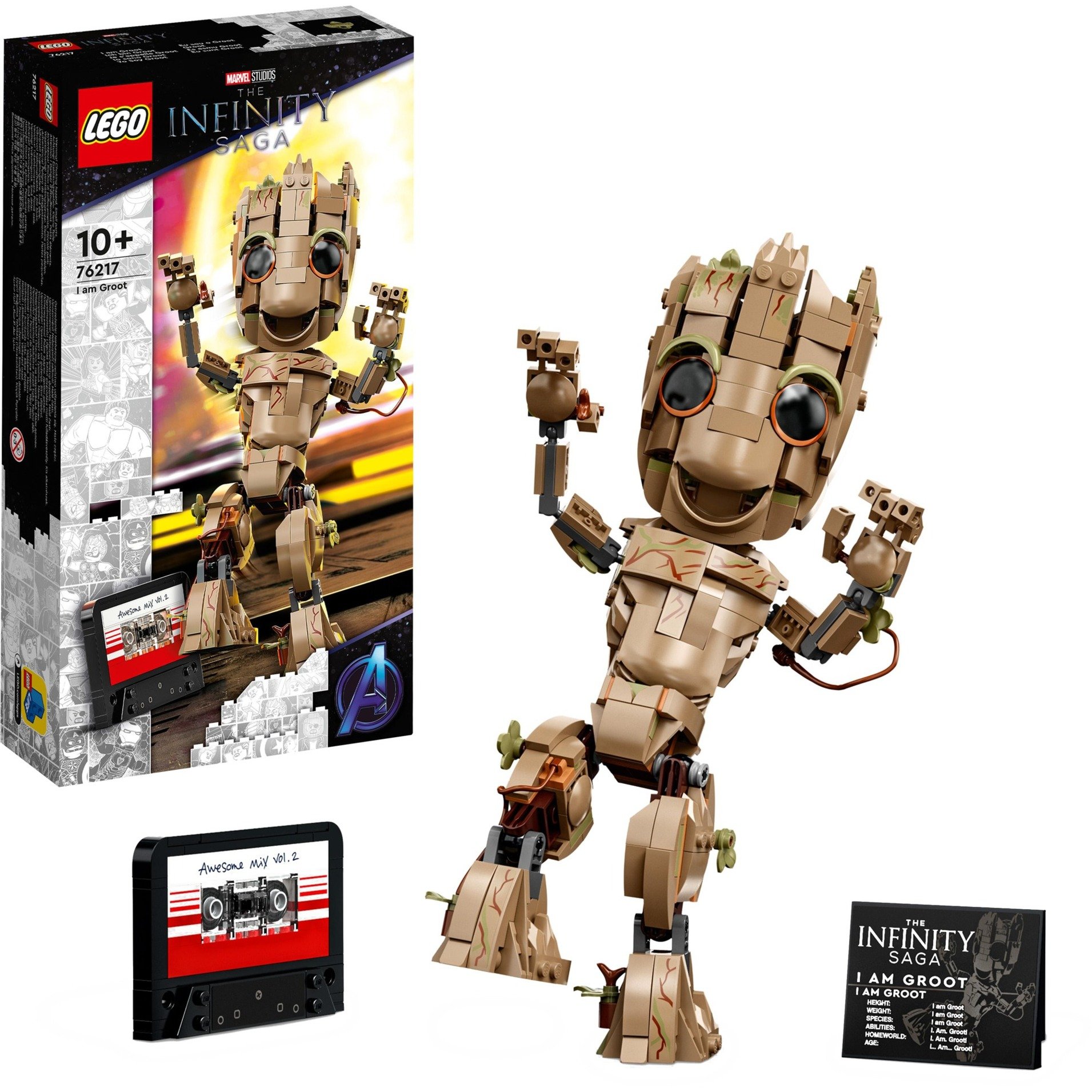 76217 Marvel Super Heroes - Ich bin Groot, Konstruktionsspielzeug von Lego