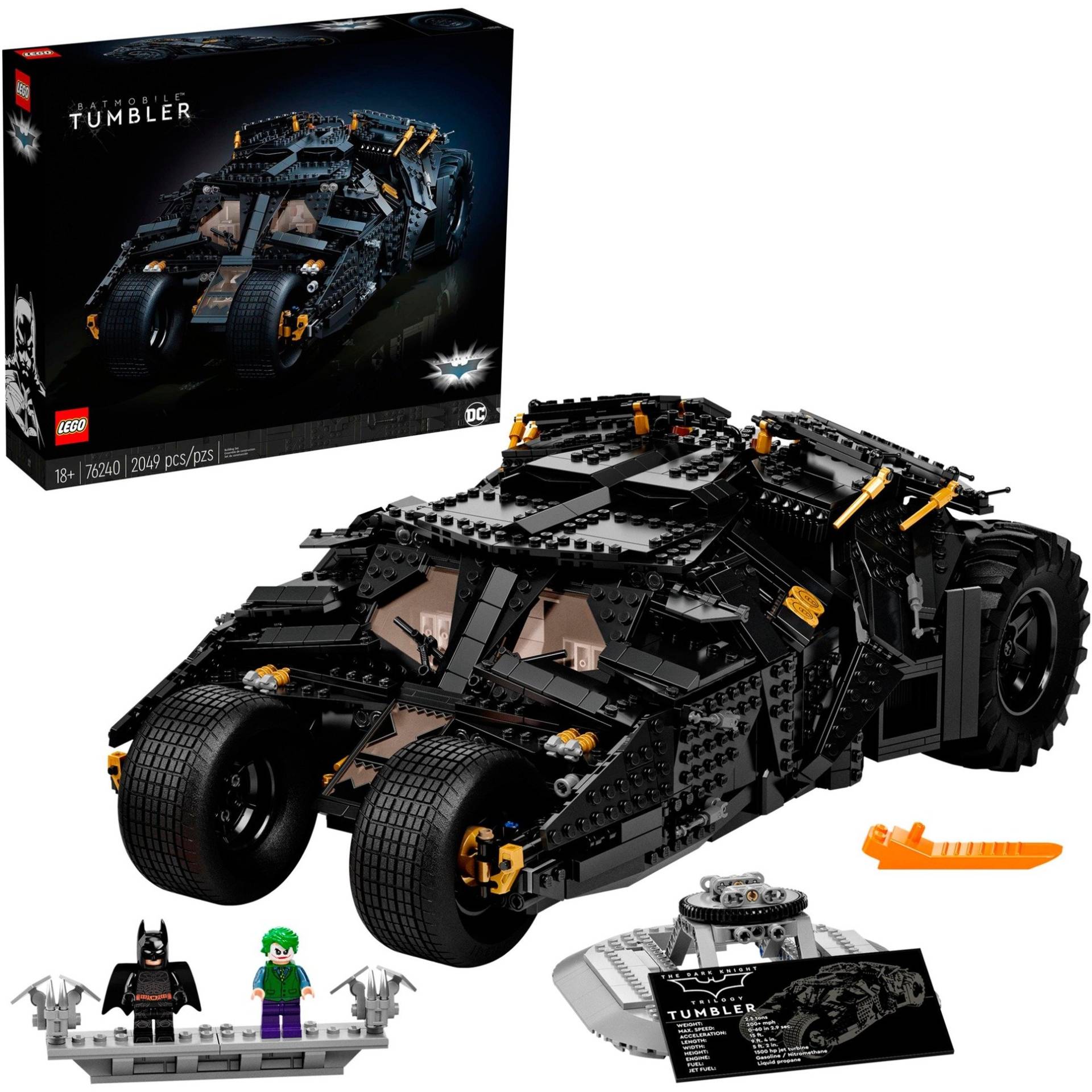 76240 DC Super Heroes Batmobile Tumbler, Konstruktionsspielzeug von Lego