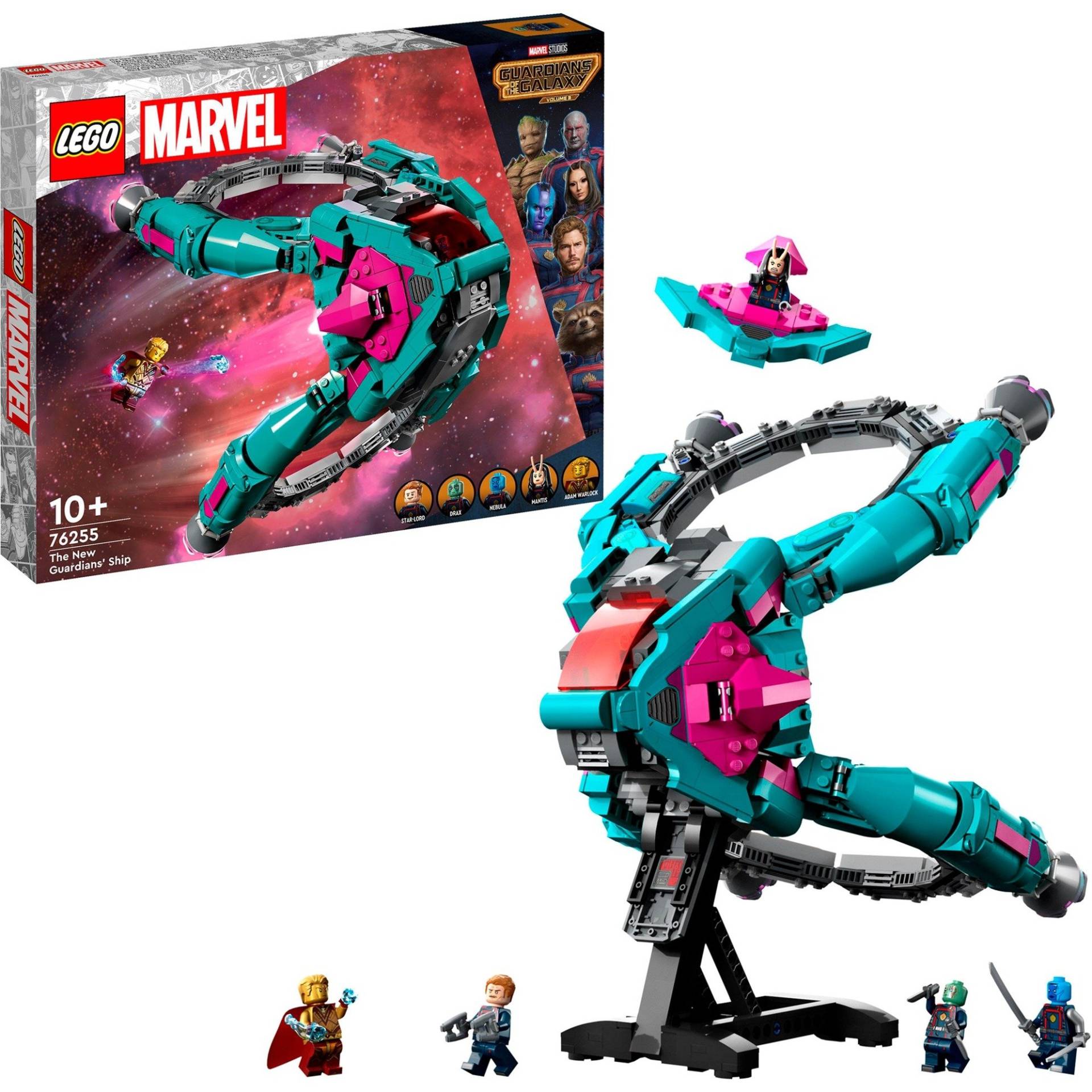 76255 Marvel Das neue Schiff der Guardians, Konstruktionsspielzeug von Lego