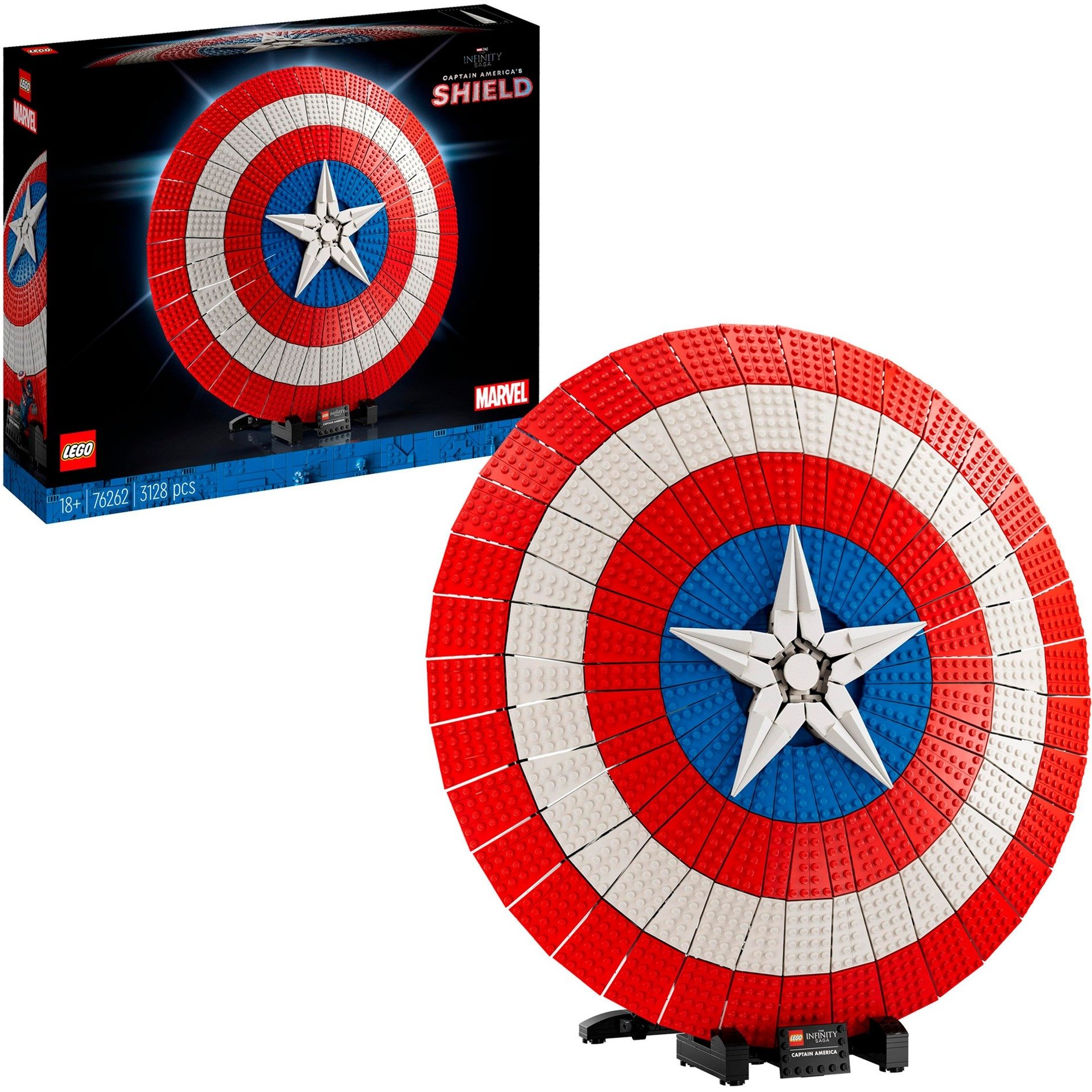 76262 Marvel Super Heroes Captain Americas Schild, Konstruktionsspielzeug von Lego