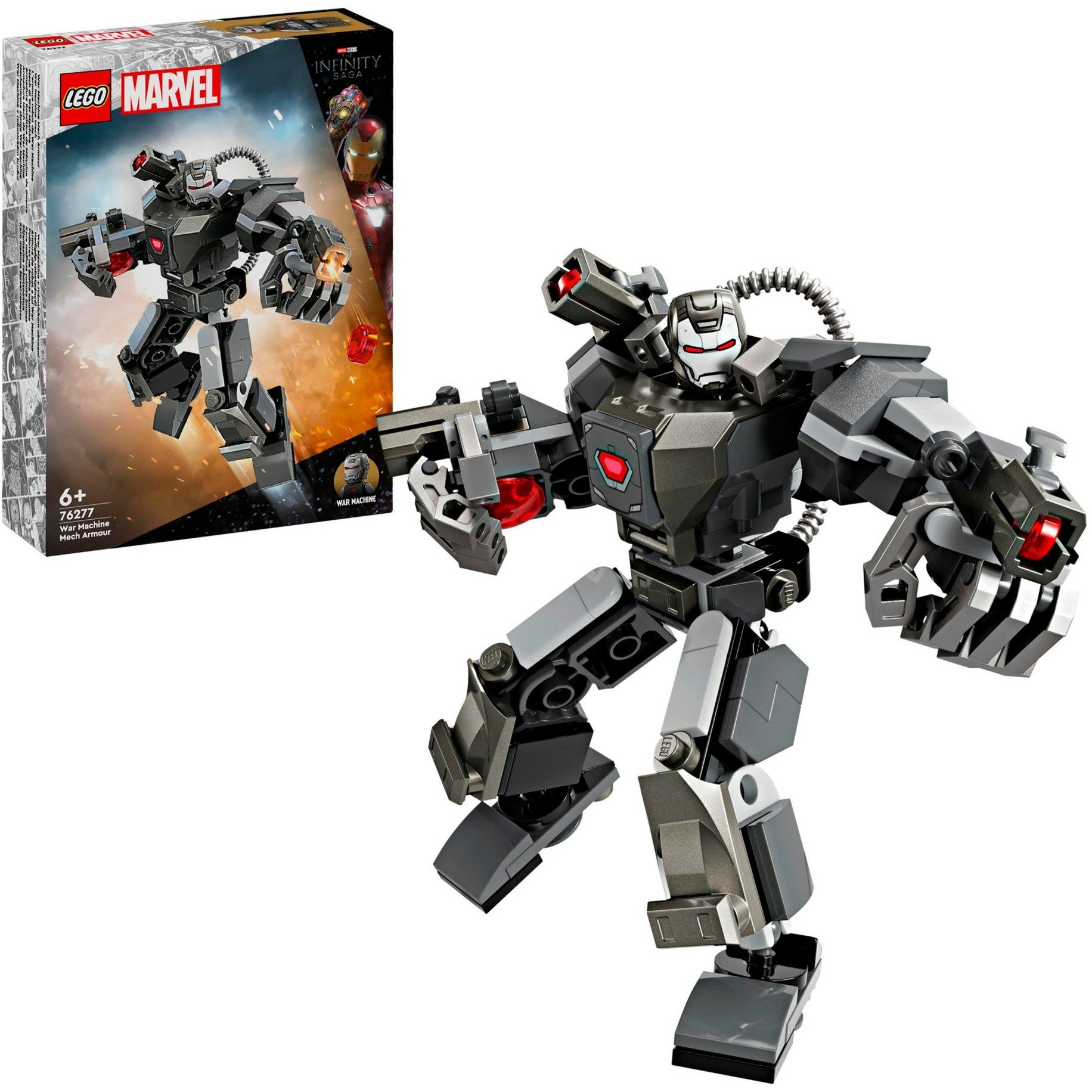 76277 Marvel Super Heroes War Machine Mech, Konstruktionsspielzeug 76277 Marvel Super Heroes War Machine Mech, Konstruktionsspielzeug von Lego