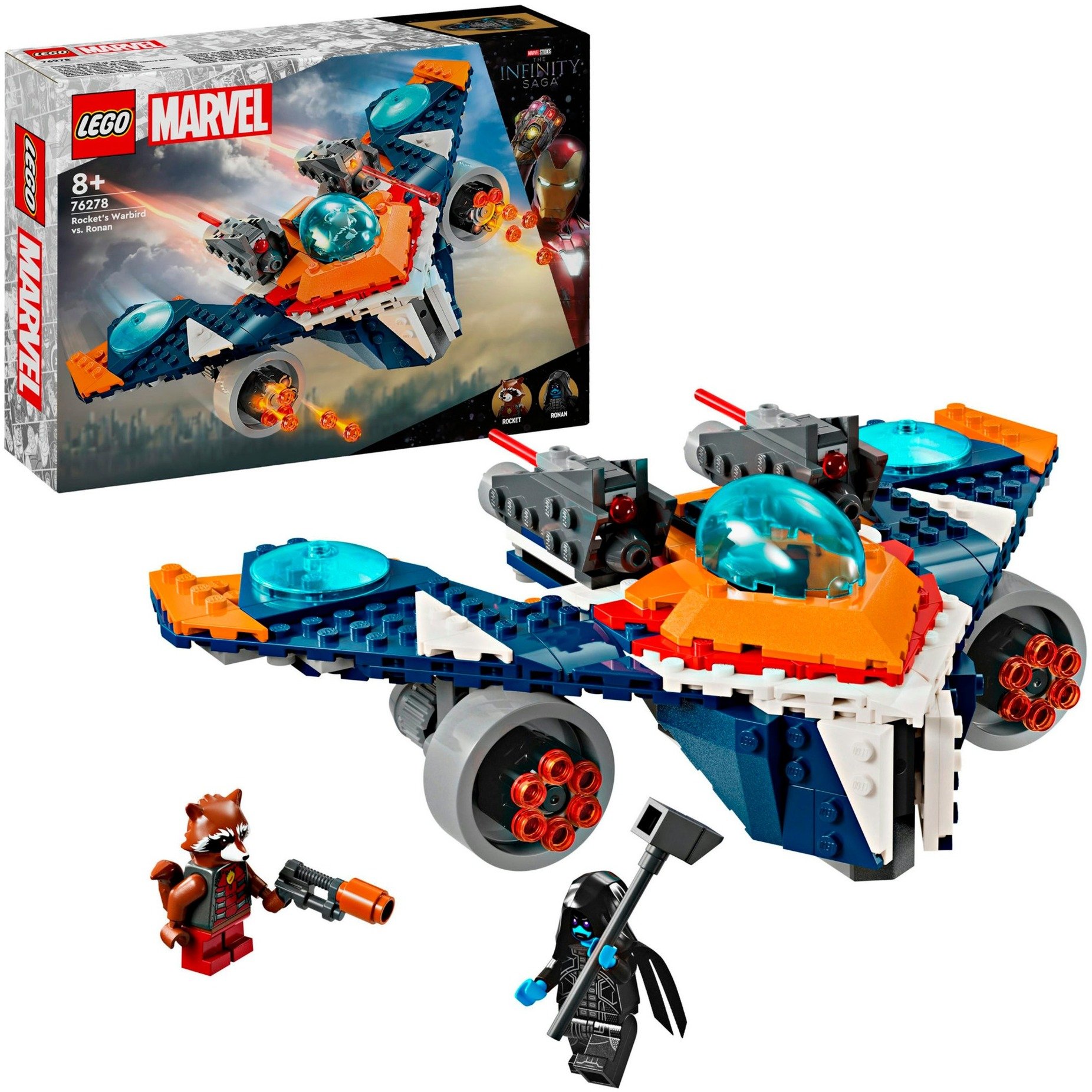 76278 Marvel Super Heroes Rockets Raumschiff vs. Ronan, Konstruktionsspielzeug von Lego