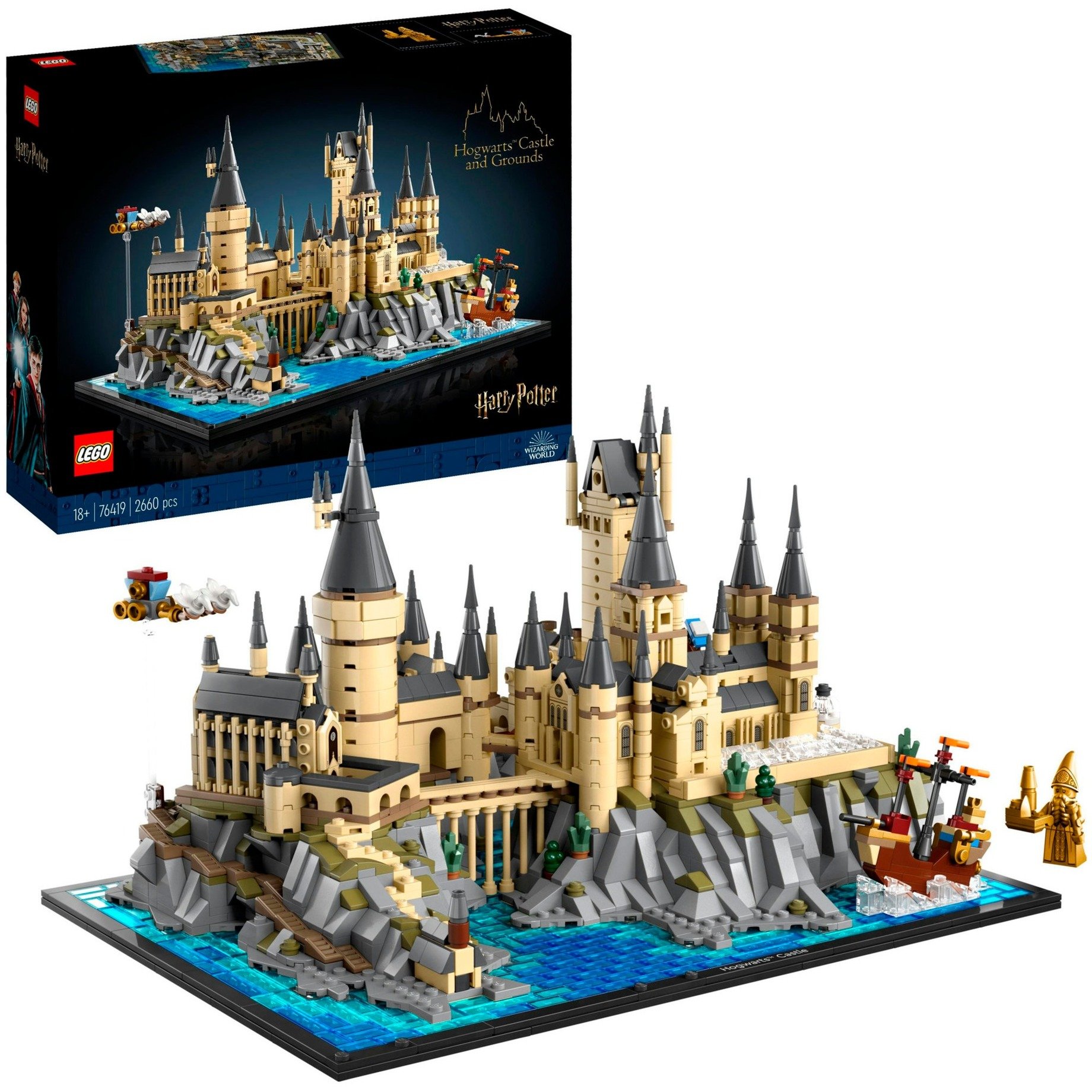 76419 Harry Potter Schloss Hogwarts mit Schlossgelände, Konstruktionsspielzeug von Lego