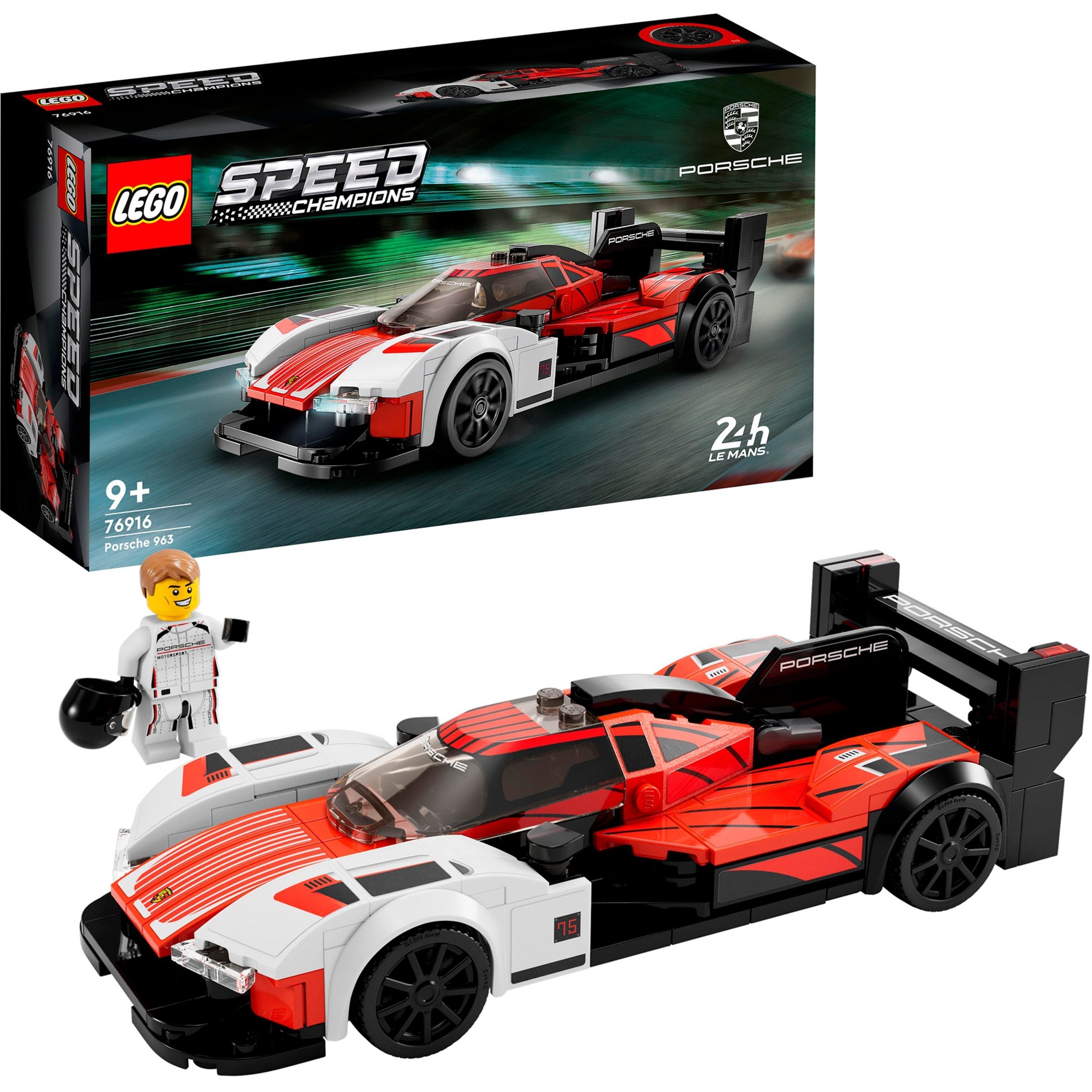 76916 Speed Champions Porsche 963, Konstruktionsspielzeug von Lego