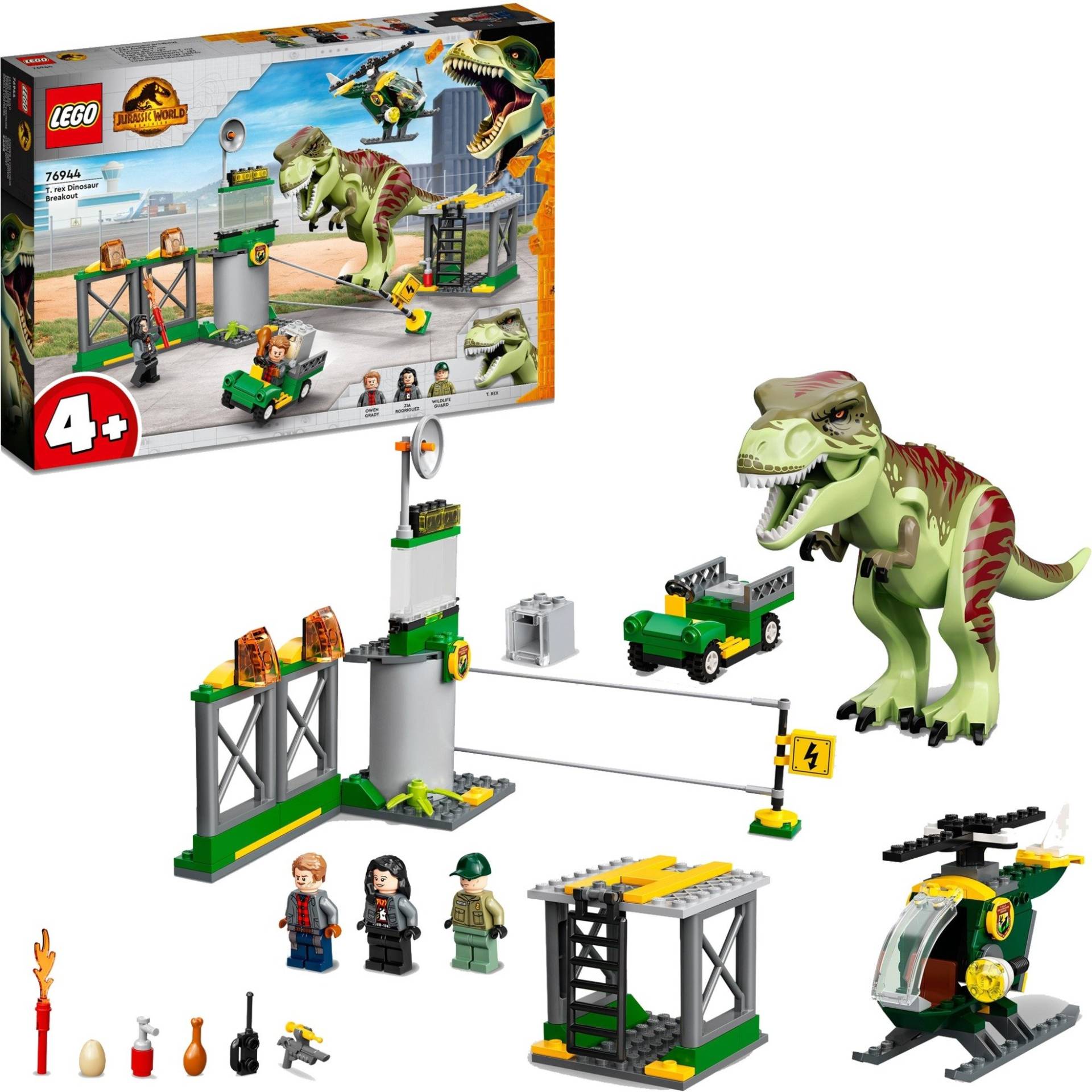 76944 Jurassic World T. Rex Ausbruch, Konstruktionsspielzeug von Lego