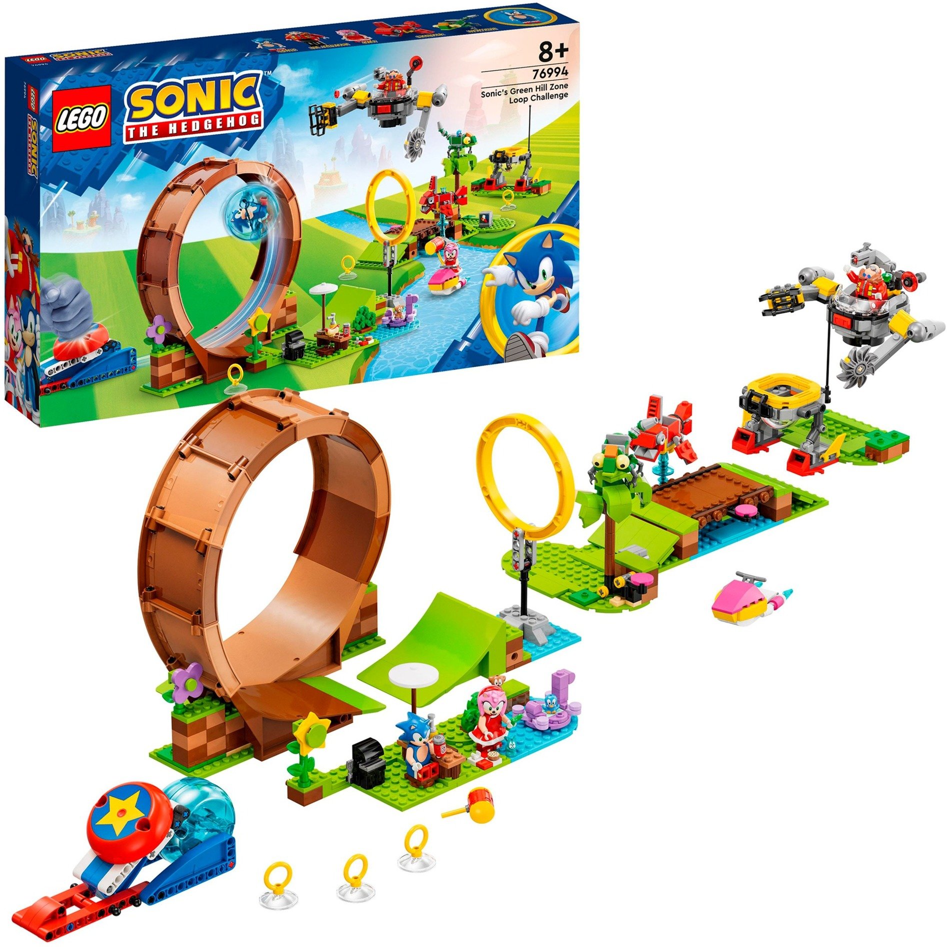 76994 Sonic the Hedgehog Sonics Looping-Challenge in der Green Hill Zone, Konstruktionsspielzeug von Lego