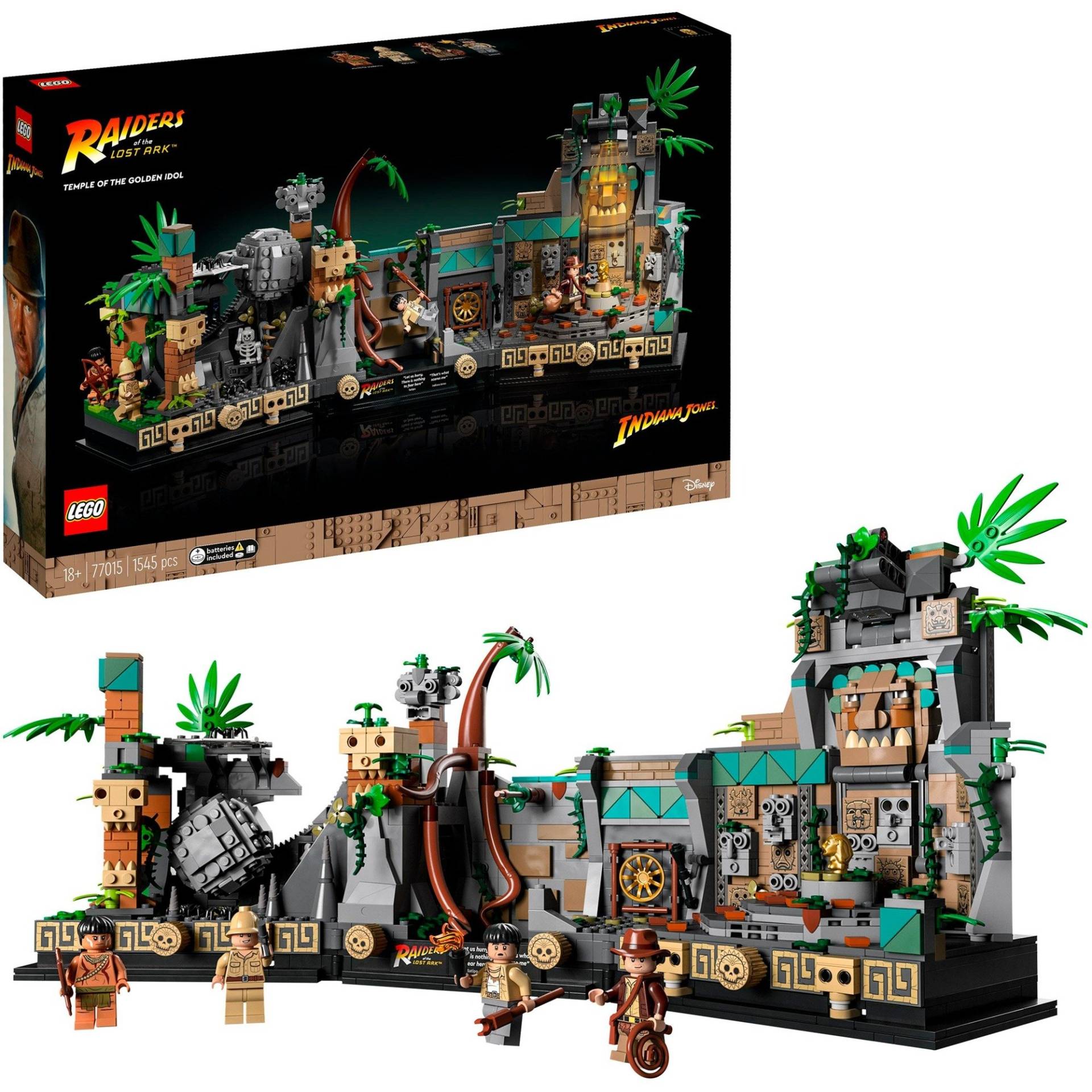 77015 Indiana Jones Tempel des goldenen Götzen, Konstruktionsspielzeug von Lego