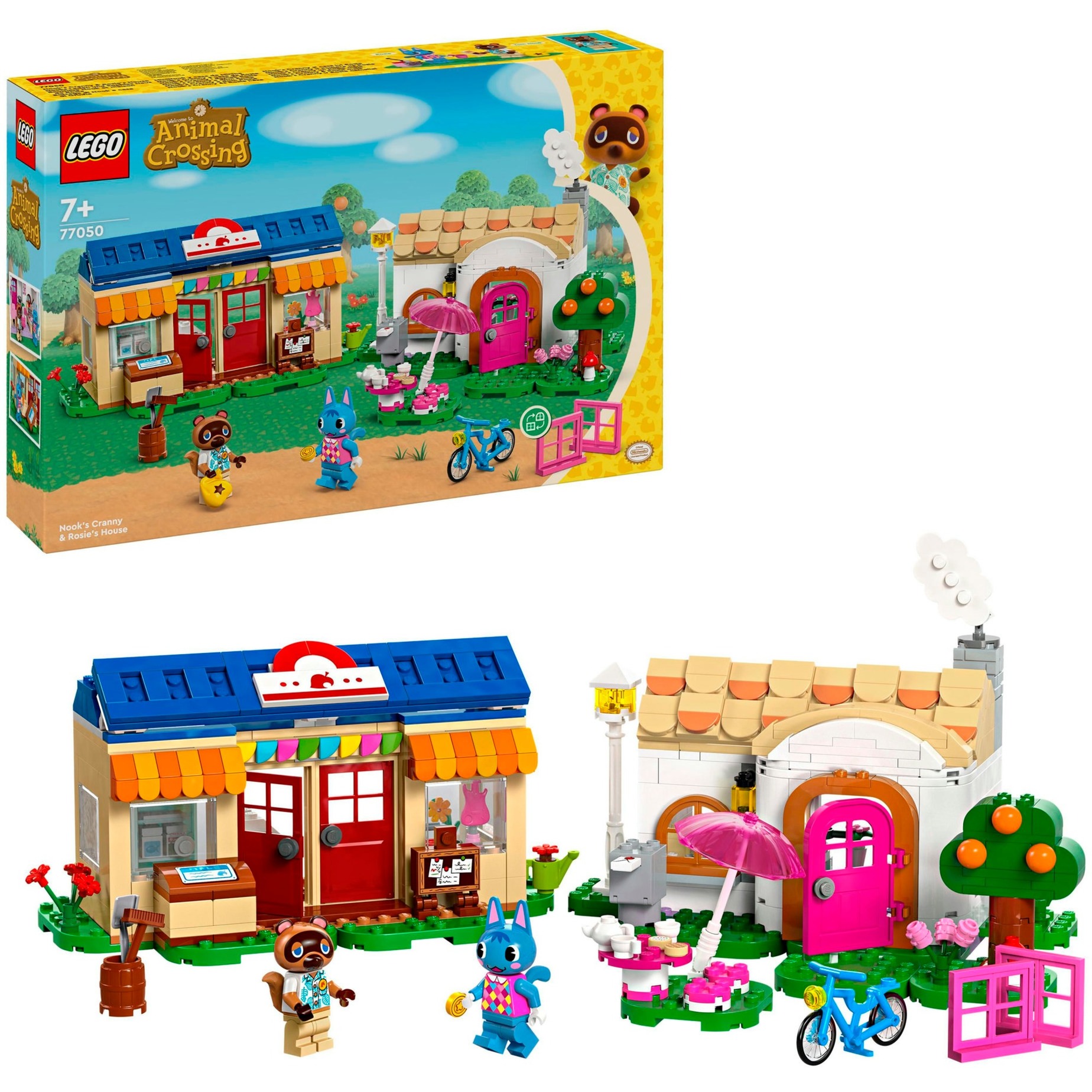 77050 Animal Crossing Nooks Laden & Sophies Haus, Konstruktionsspielzeug von Lego