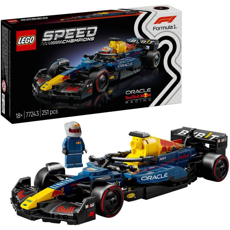 77243 Speed Champions Oracle Red Bull Racing RB20 F1 Rennauto, Konstruktionsspielzeug von Lego