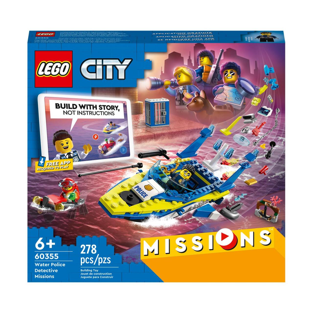 LEGO® City Detektivmissionen der Wasserpolizei 60355 von Lego