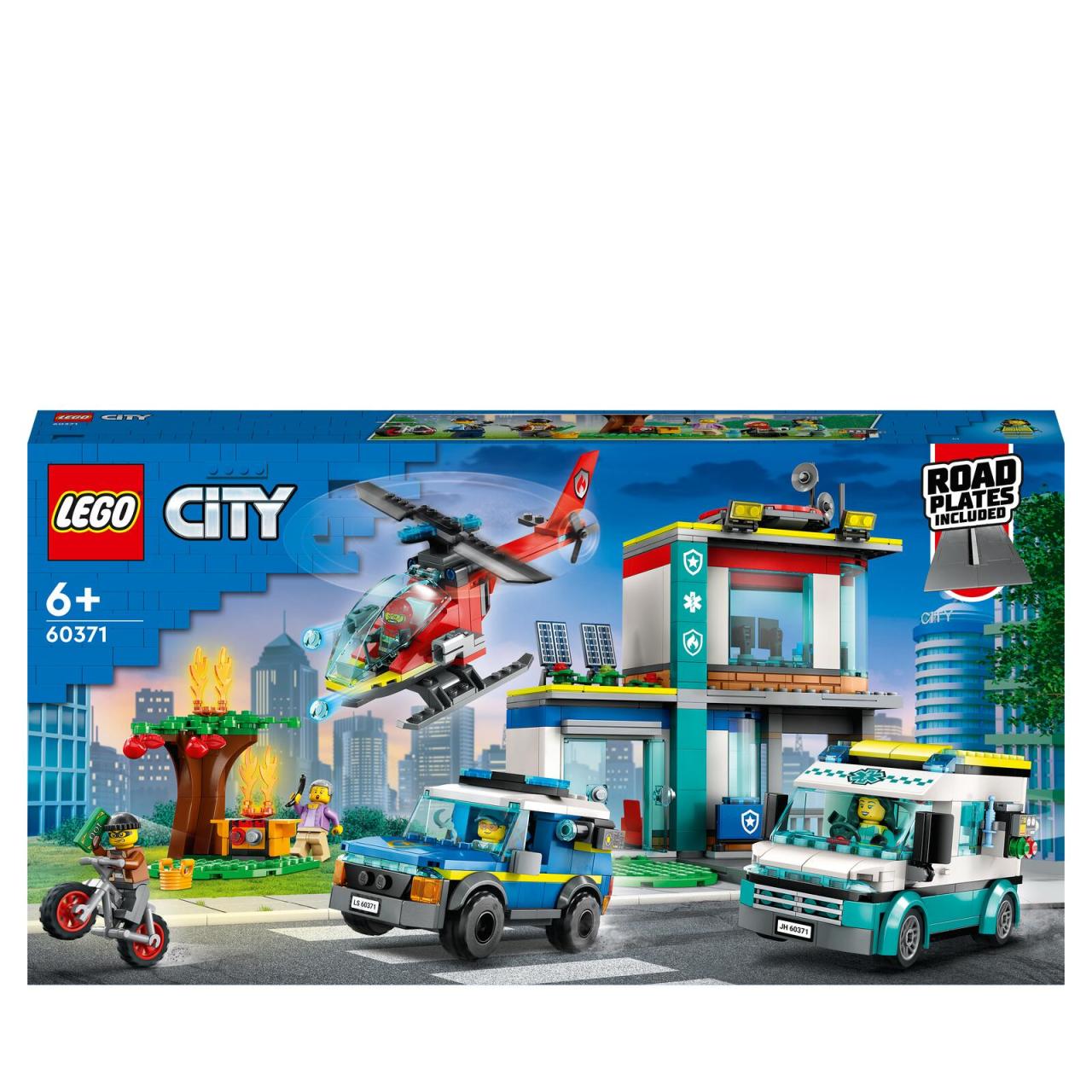 LEGO® City Hauptquartier der Rettungsfahrzeuge 60371 von Lego