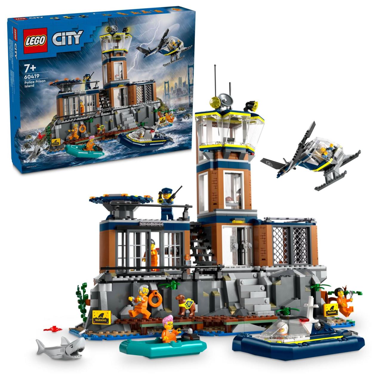 LEGO® City Polizei 60419 Polizeistation auf der Gefängnisinsel von Lego