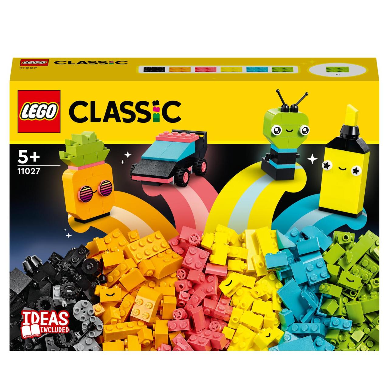 LEGO® Classic Neon Kreativ-Bauset 11027 von Lego