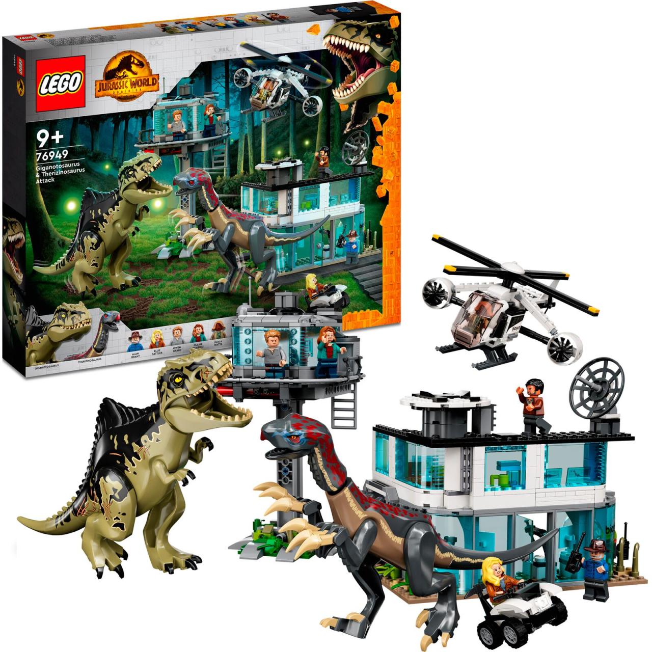 LEGO® Jurassic World™ Gigantosaurus & Therizinosaurus Angriff 76949 von Lego