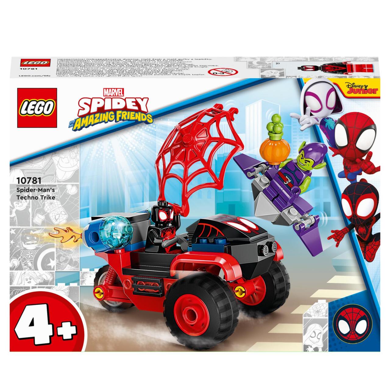 LEGO® Spider-Man Miles Morales: Spider-Mans Techno Trike 10781 von Lego