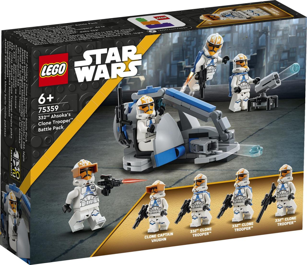 LEGO® Star Wars™ 75359 Ahsokas Clone Trooper™ der 332. Kompanie – Battle Pack von Lego