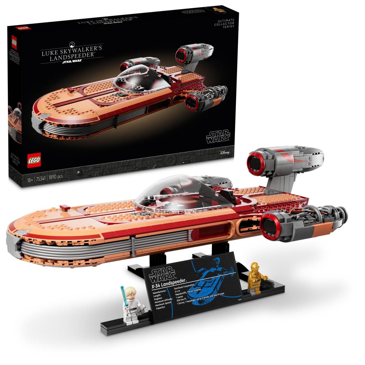 LEGO® Star Wars Luke Skywalker’s Landspeeder 75341 von Lego