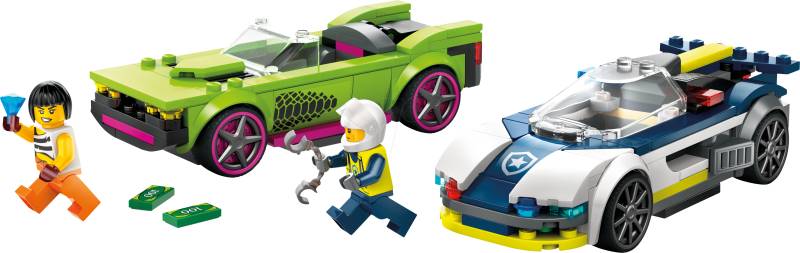 LEGO 60415 - LEGO® City Verfolgungsjagd mit Polizeiauto und Muscle Car von Lego