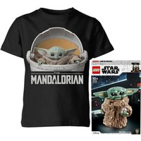 Official LEGO Star Wars: The Mandalorian The Child Building Set (75318) Kids T-Shirt Bundle - 3-4 Jahre von Lego