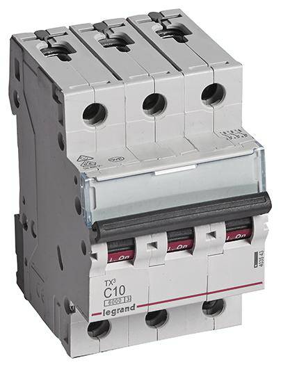 Legrand 403543 TX3 LS-Schalter C 10A 3-polig 6kA 400VAC 3TE Legrand 403543 TX3 LS-Schalter C 10A 3-polig 6kA 400VAC 3TE von Legrand GmbH