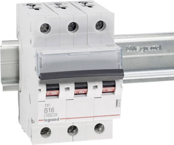 Legrand 403545 TX3 LS-Schalter C 16A 3-polig 6kA 400VAC 3TE Legrand 403545 TX3 LS-Schalter C 16A 3-polig 6kA 400VAC 3TE von Legrand GmbH