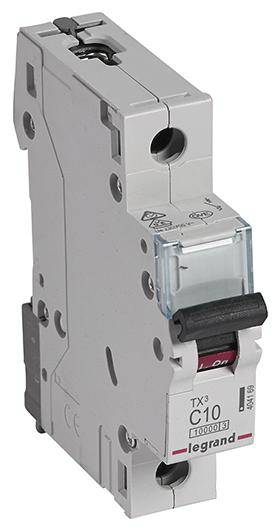Legrand 404169 TX3 LS-Schalter C 10A 1-polig 10kA 230/400VAC 1TE Legrand 404169 TX3 LS-Schalter C 10A 1-polig 10kA 230/400VAC 1TE von Legrand GmbH