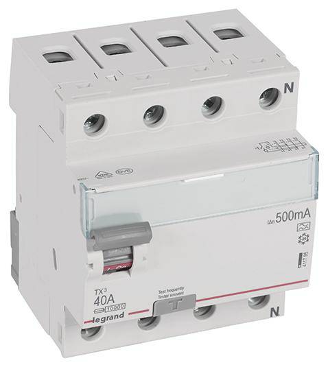 Legrand 411795 TX3 Fi-Schalter 40A 4-polig 500mA Typ A 400VAC 4TE Legrand 411795 TX3 Fi-Schalter 40A 4-polig 500mA Typ A 400VAC 4TE von Legrand GmbH