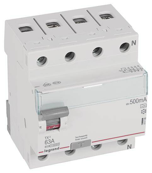 Legrand 411796 TX3 Fi-Schalter 63A 4-polig 500mA Typ A 400VAC 4TE Legrand 411796 TX3 Fi-Schalter 63A 4-polig 500mA Typ A 400VAC 4TE von Legrand GmbH