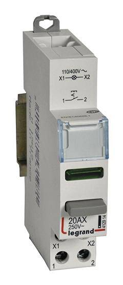 Legrand 412914 CX3 Druckschalter 20A 1S+LED grün 110/400VAC/DC AC-12 1TE Legrand 412914 CX3 Druckschalter 20A 1S+LED grün 110/400VAC/DC AC-12 1TE von Legrand GmbH