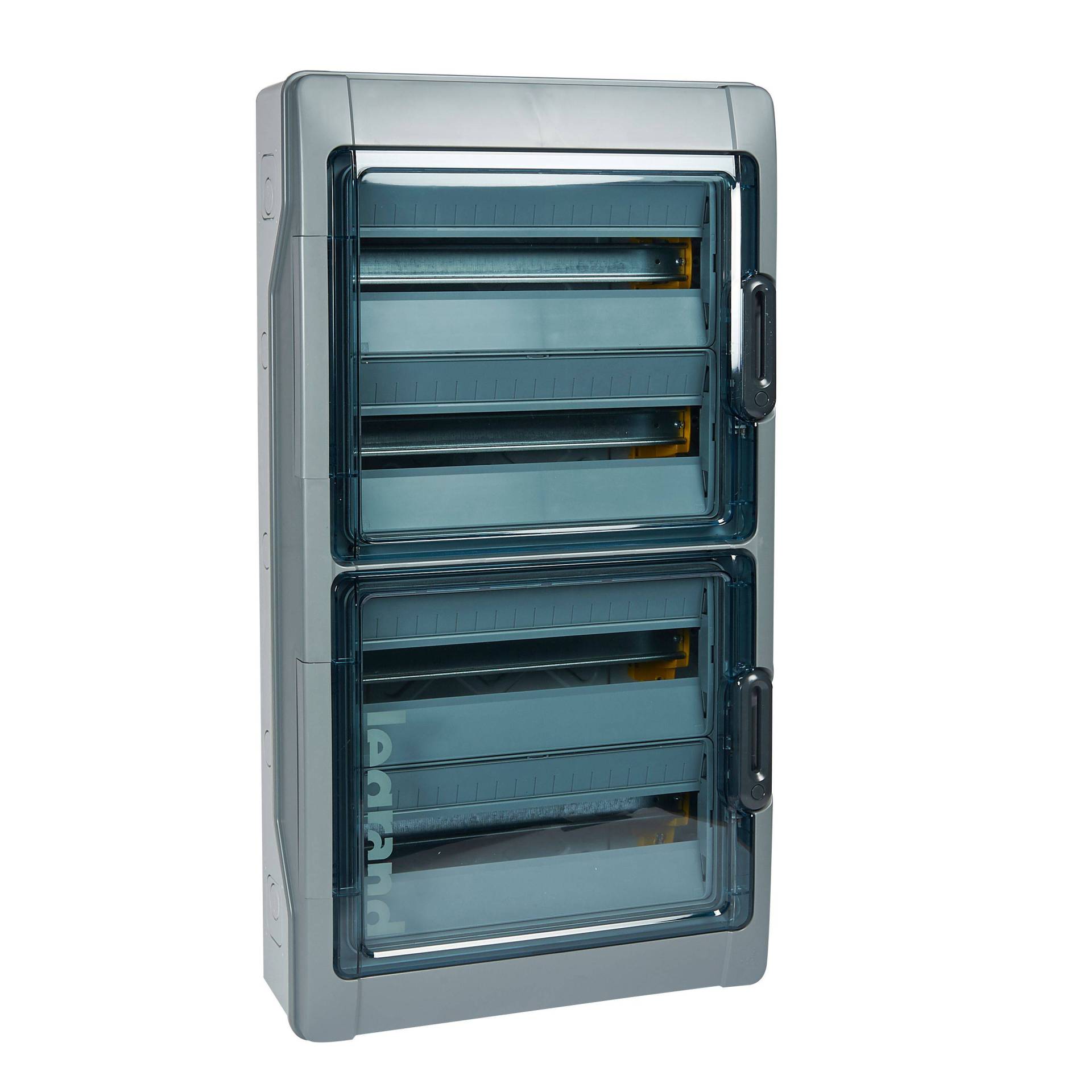 Legrand 601988 AP Feuchtraumverteiler Plexo³ IP65 IK09 4-reihig 72Module Legrand 601988 AP Feuchtraumverteiler Plexo³ IP65 IK09 4-reihig 72Module von Legrand GmbH