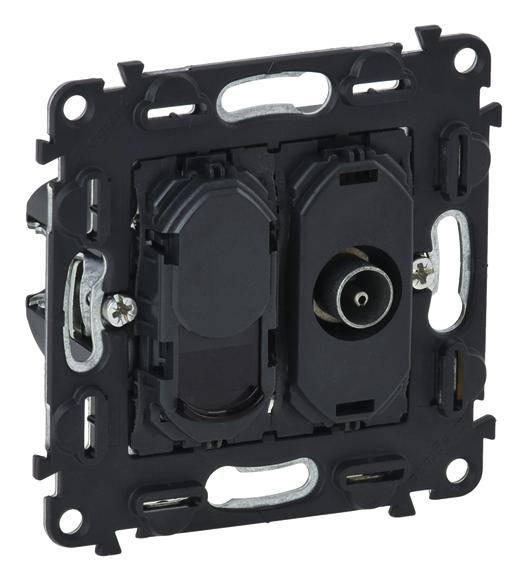 Legrand 753055 Einsatz TV+RJ45 Kat.6 UTP Valena IN MATIC Legrand 753055 Einsatz TV+RJ45 Kat.6 UTP Valena IN MATIC von Legrand GmbH
