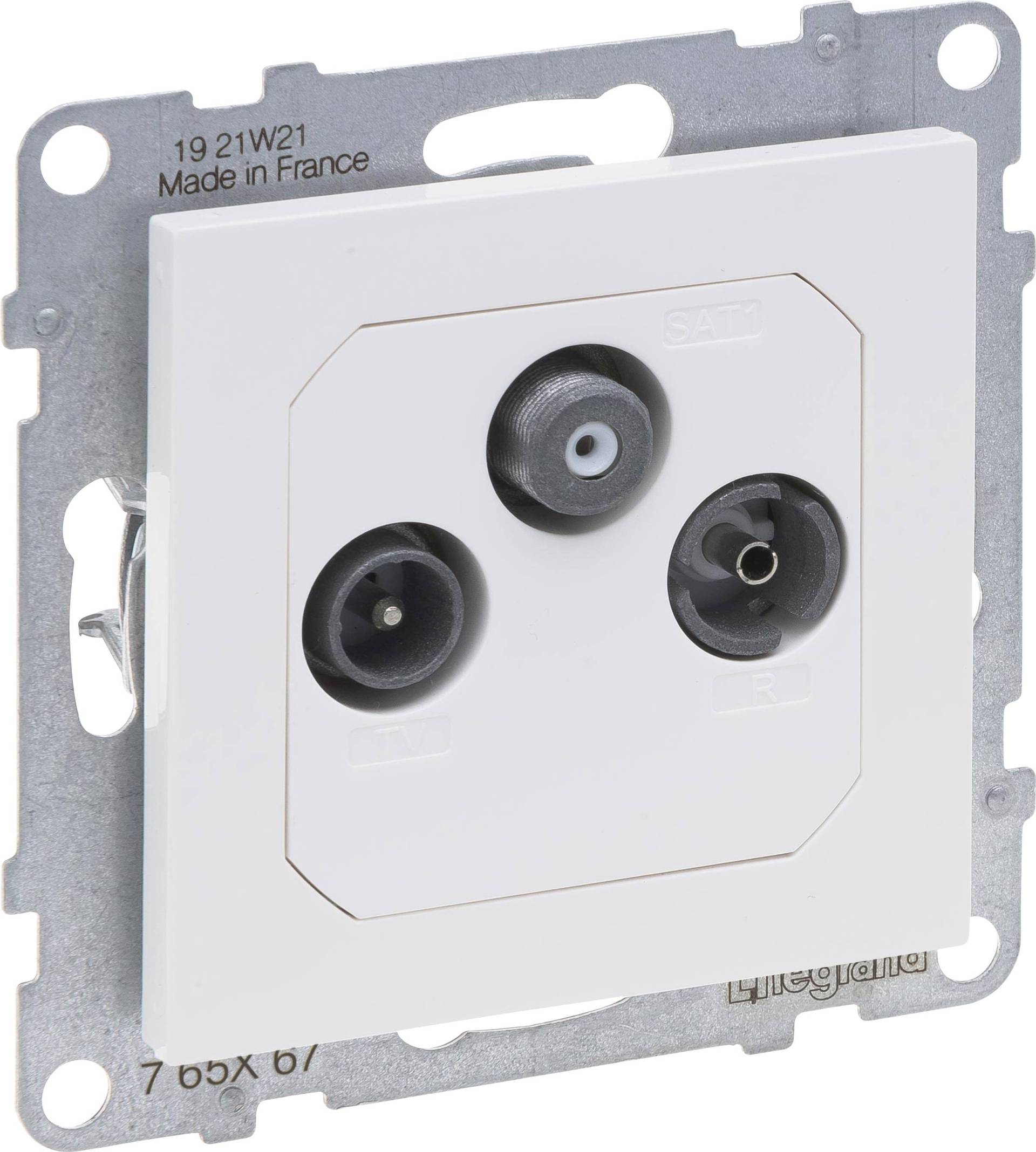 Legrand 765167 SEANO Einzeldose TV-R-SAT f.HD-TV in der Farbausführung Ultraweiß Legrand 765167 SEANO Einzeldose TV-R-SAT f.HD-TV in der Farbausführung Ultraweiß von Legrand GmbH