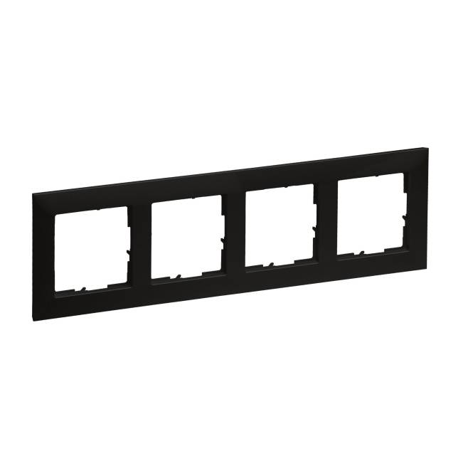 Legrand 765374 SEANO 4-fach Rahmen in der Farbausführung Schwarz lackiert Legrand 765374 SEANO 4-fach Rahmen in der Farbausführung Schwarz lackiert von Legrand GmbH