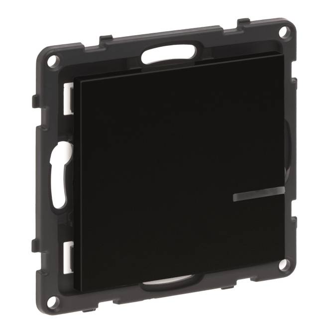 Legrand 765833 Seano with Netatmo Wandsender 1-Fach Schwarz von Legrand GmbH